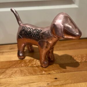 VS Pink Metallic Plush Dog